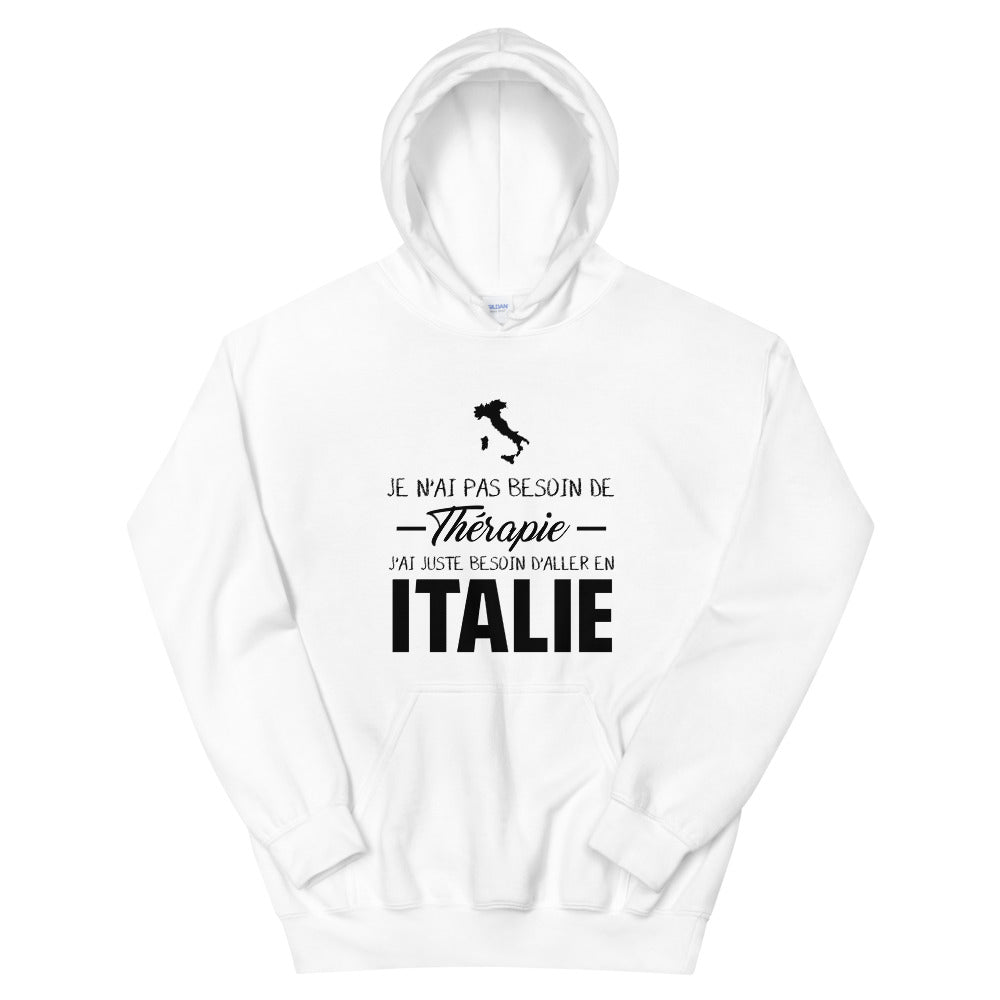 Sweatshirt Italie gris sport - Pas besoin de thérapie