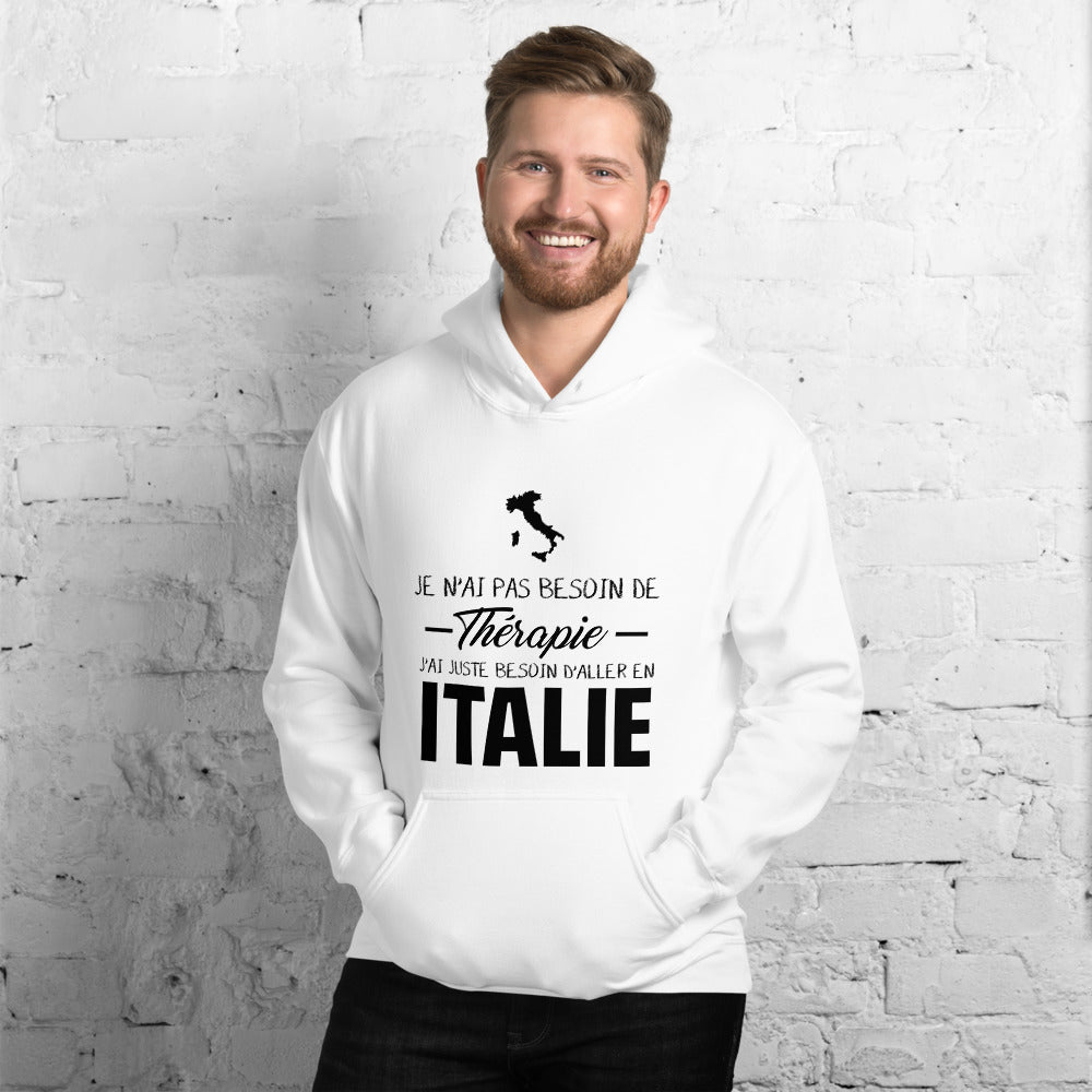 Sweatshirt Italie blanc - Pas besoin de thérapie