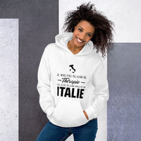 Thumbnail for Pas besoin de thérapie Italie - Sweatshirt à capuche couleurs claires