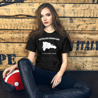 Thumbnail for T-shirt République Dominicaine rouge - Mon histoire commence