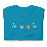 Thumbnail for T-shirt Saint Tropez Battement de coeur Blason - Unisexe standard - Provence