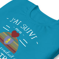 Thumbnail for T-shirt Saint Tropez j'ai suivi mon coeur - Unisexe standard - Provence Souvenirs