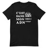 T-shirt Bretagne noir chiné - C'est dans mon ADN