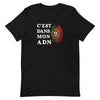 T-shirt Portugal noir chiné - C'est dans mon ADN