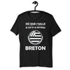 T-shirt Bretagne noir chiné - Où que j'aille