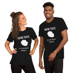 T-shirt Unisexe personnalisable à Manches Courtes : Réunion là où mon histoire commence