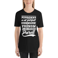 Thumbnail for T-shirt personnalisé noir - Votre prénom en design unique