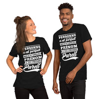 Thumbnail for T-shirt personnalisé bleu marine - Votre prénom en design unique