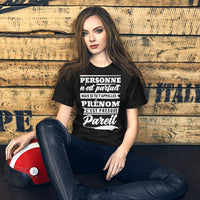 Thumbnail for T-shirt personnalisé jaune - Votre prénom en design unique