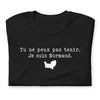 T-shirt Normandie blanc - Tu ne peux pas tenir je suis Normand