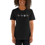 T-shirt Saint Tropez Battement de coeur Blason - Unisexe standard - Provence