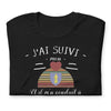 T-shirt Provence noir chiné - Suivez votre cœur