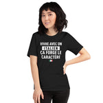 Vivre avec un Italien ça forge le caractère - T-shirt boy friend cut femme