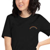 T-shirt LGBT arc-en-ciel - design brodé coloré