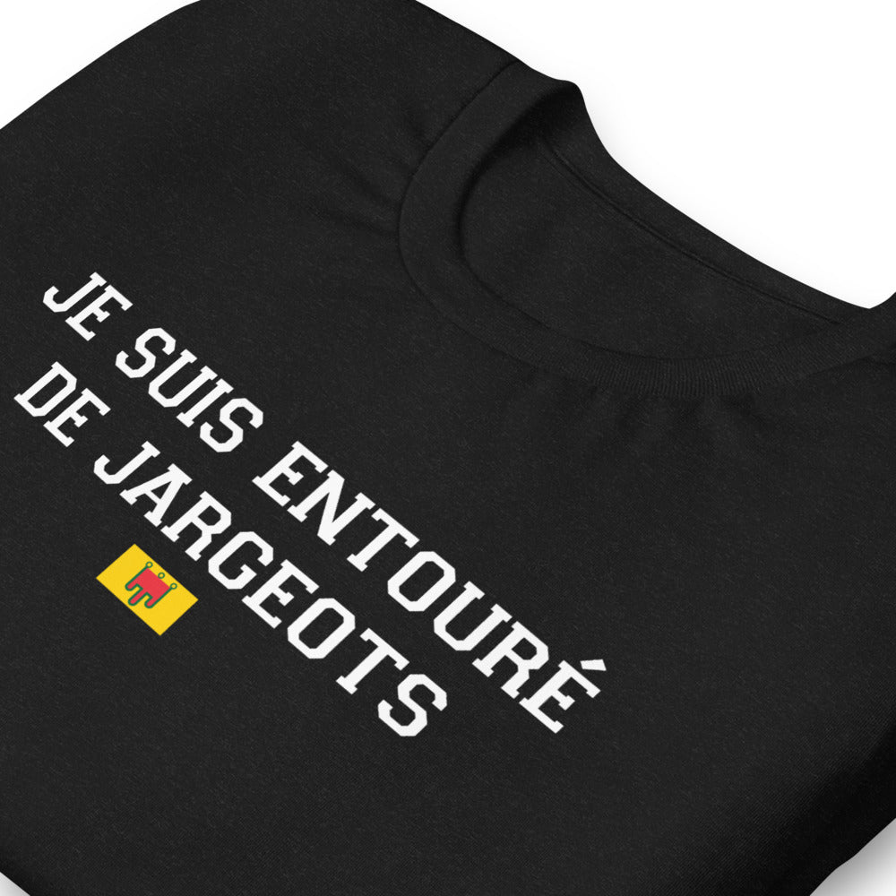 T-shirt Auvergne blanc - Je suis entouré de Jargeots