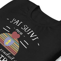Thumbnail for T-shirt Provence bleu marine dos - Suivez votre cœur