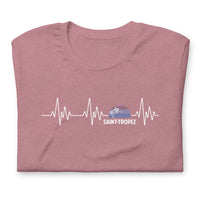 Thumbnail for T-shirt Saint Tropez Battement de coeur - Unisexe standard - Provence