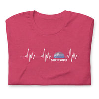 Thumbnail for T-shirt Saint Tropez Battement de coeur - Unisexe standard - Provence