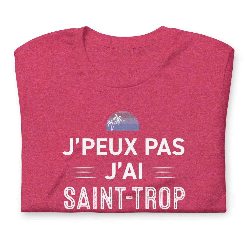 T-shirt Provence turquoise dos - J'peux pas j'Ai Saint Trop