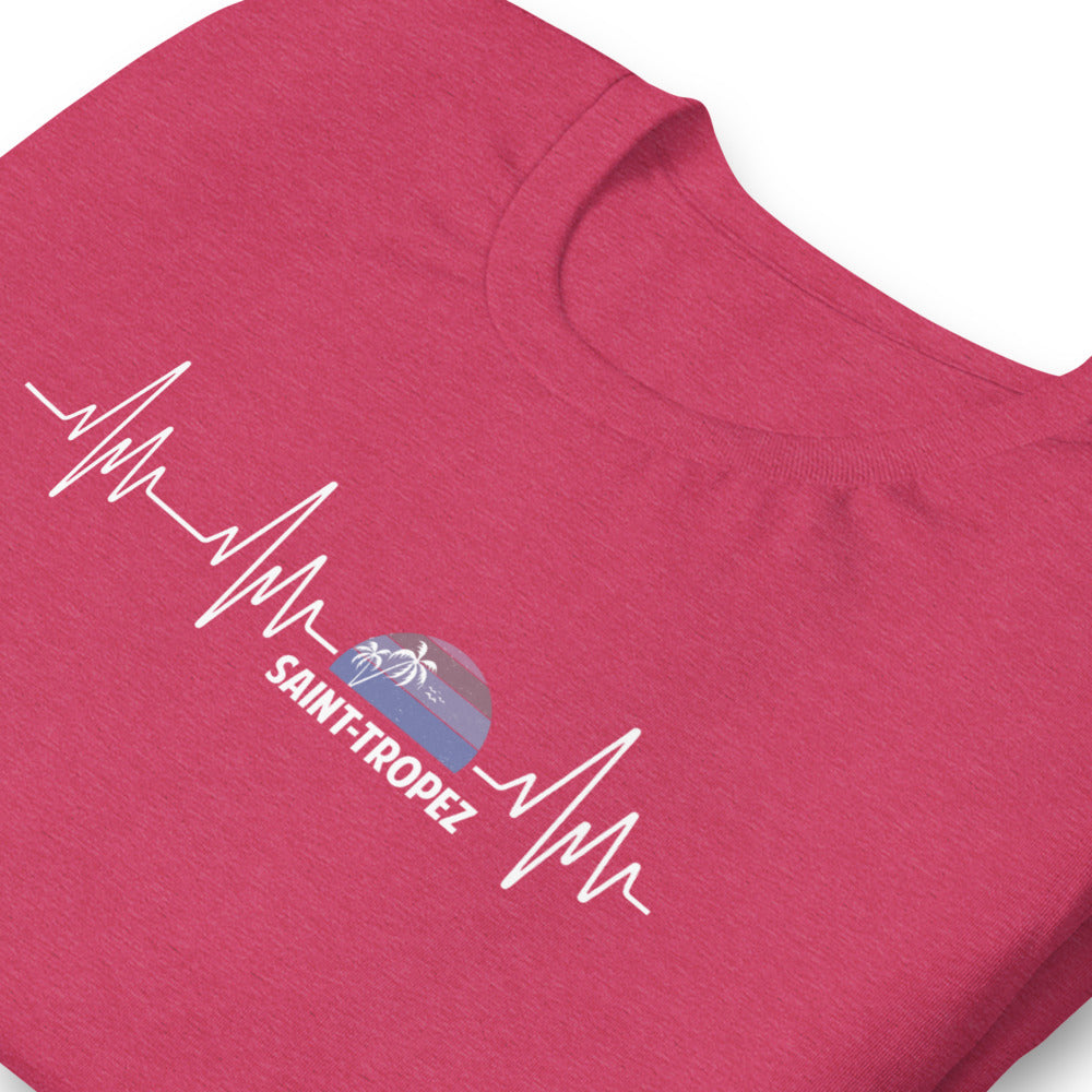 T-shirt Saint Tropez Battement de coeur - Unisexe standard - Provence