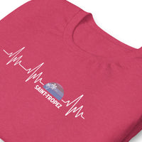 Thumbnail for T-shirt Saint Tropez Battement de coeur - Unisexe standard - Provence