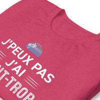 Thumbnail for T-shirt Provence framboise chiné dos - J'peux pas j'Ai Saint Trop