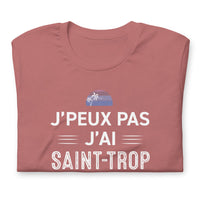 Thumbnail for T-shirt Saint Tropez J'peux pas j'Ai Saint Trop - Unisexe standard - Provence