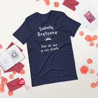 Thumbnail for Isabelle Bretonne - T-Shirt Humour coupe boy friend cut - Ici & Là - T-shirts & Souvenirs de chez toi
