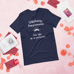 Stéphanie Aveyronnaise - T-Shirt Humour coupe boy friend cut - Ici & Là - T-shirts & Souvenirs de chez toi
