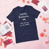 Thumbnail for Isabelle Bretonne - T-Shirt Humour coupe boy friend cut - Ici & Là - T-shirts & Souvenirs de chez toi