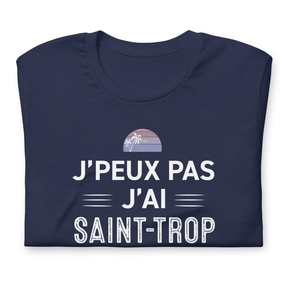 T-shirt Provence bleu marine dos - J'peux pas j'Ai Saint Trop