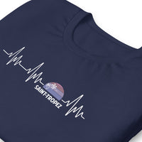 Thumbnail for T-shirt Saint Tropez Battement de coeur - Unisexe standard - Provence