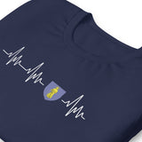 T-shirt Saint Tropez Battement de coeur Blason - Unisexe standard - Provence