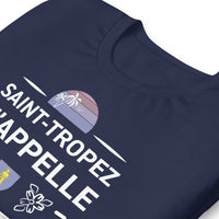 Thumbnail for T-shirt Saint Tropez mauve dos - M'appelle et je dois y aller