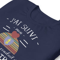 Thumbnail for T-shirt Provence turquoise dos - Suivez votre cœur