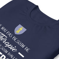 Thumbnail for T-shirt Saint Tropez Je n'ai pas besoin de Thérapie - Unisexe standard - Provence Souvenirs