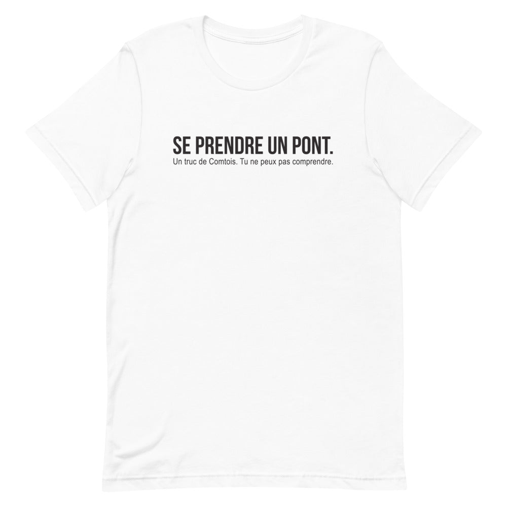 T-shirt Franche-Comté gris - Se prendre un pont