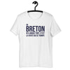 T-shirt Bretagne gris - Un Breton n'a jamais tort