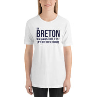 Thumbnail for Un Breton n'a jamais tort - T-Shirt unisexe léger et doux copie - Ici & Là - T-shirts & Souvenirs de chez toi