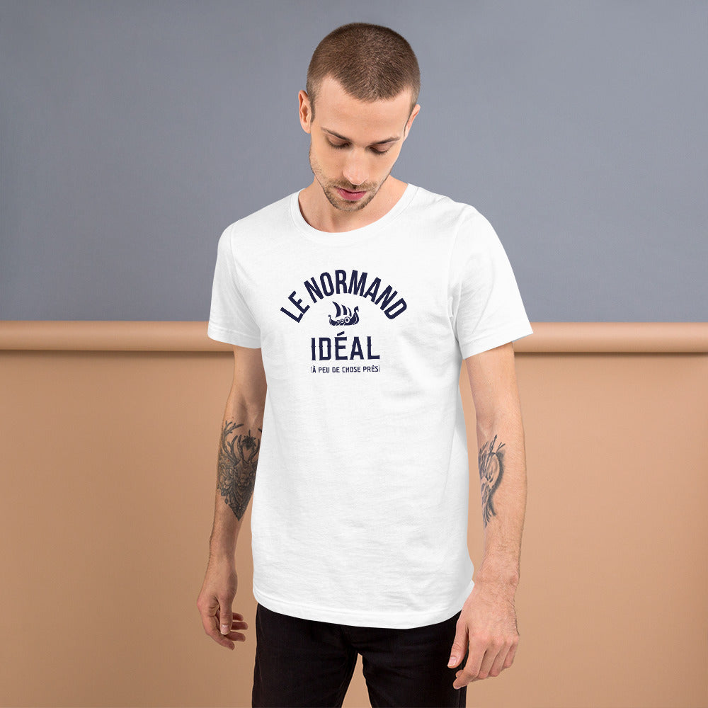 T-shirt Normand bleu - Le Normand idéal à peu de chose près