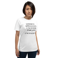 Thumbnail for Comment appelle-t-on une femme parfaite - Une Italienne - T-shirt boy friend cut femme