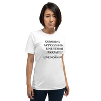 Thumbnail for Comment appelle-t-on une femme parfaite - Une Normande - T-shirt boy friend cut femme