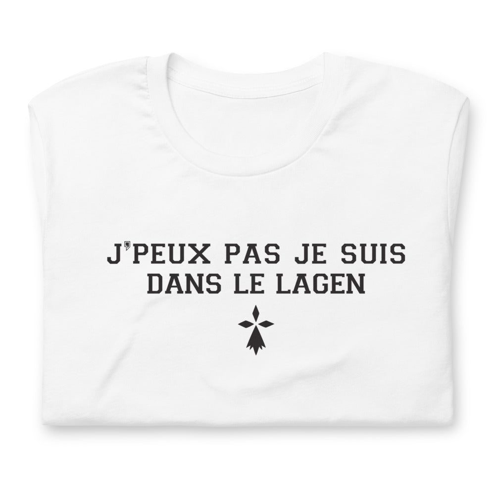 T-shirt Bretagne gris chiné - J'peux pas je suis dans le Lagen