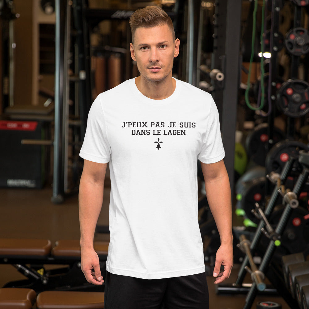 T-shirt Bretagne noir - J'peux pas je suis dans le Lagen