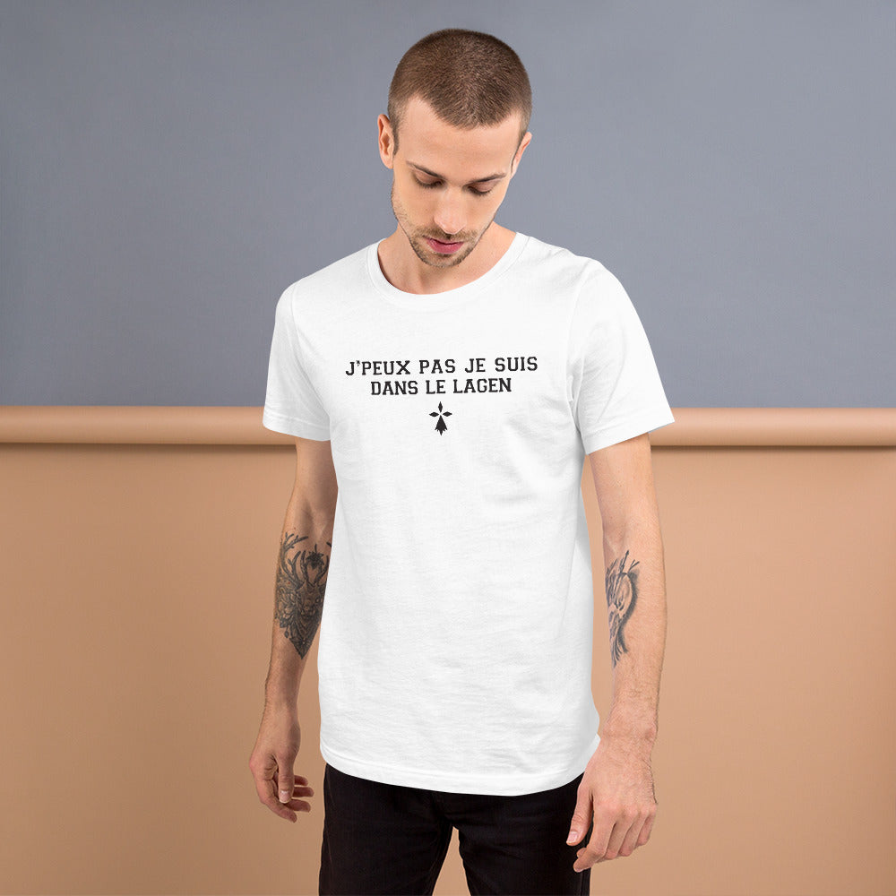 T-shirt Bretagne bleu marine - J'peux pas je suis dans le Lagen