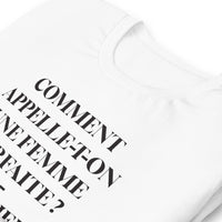 Thumbnail for Comment appelle-t-on une femme parfaite - Une Italienne - T-shirt boy friend cut femme