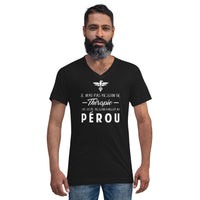 Thumbnail for T-shirt Pérou gris - Je n'ai pas besoin de thérapie