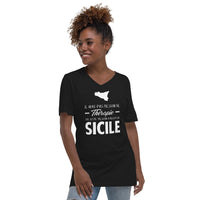 Thumbnail for T-shirt Sicile bleu - Je n'ai pas besoin de thérapie