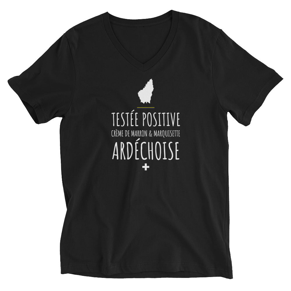 T-shirt Ardéchois blanc - design positif et intemporel