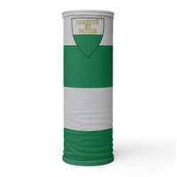 Thumbnail for Cache-cou Vaud gris et vert - Élégance décontractée dos